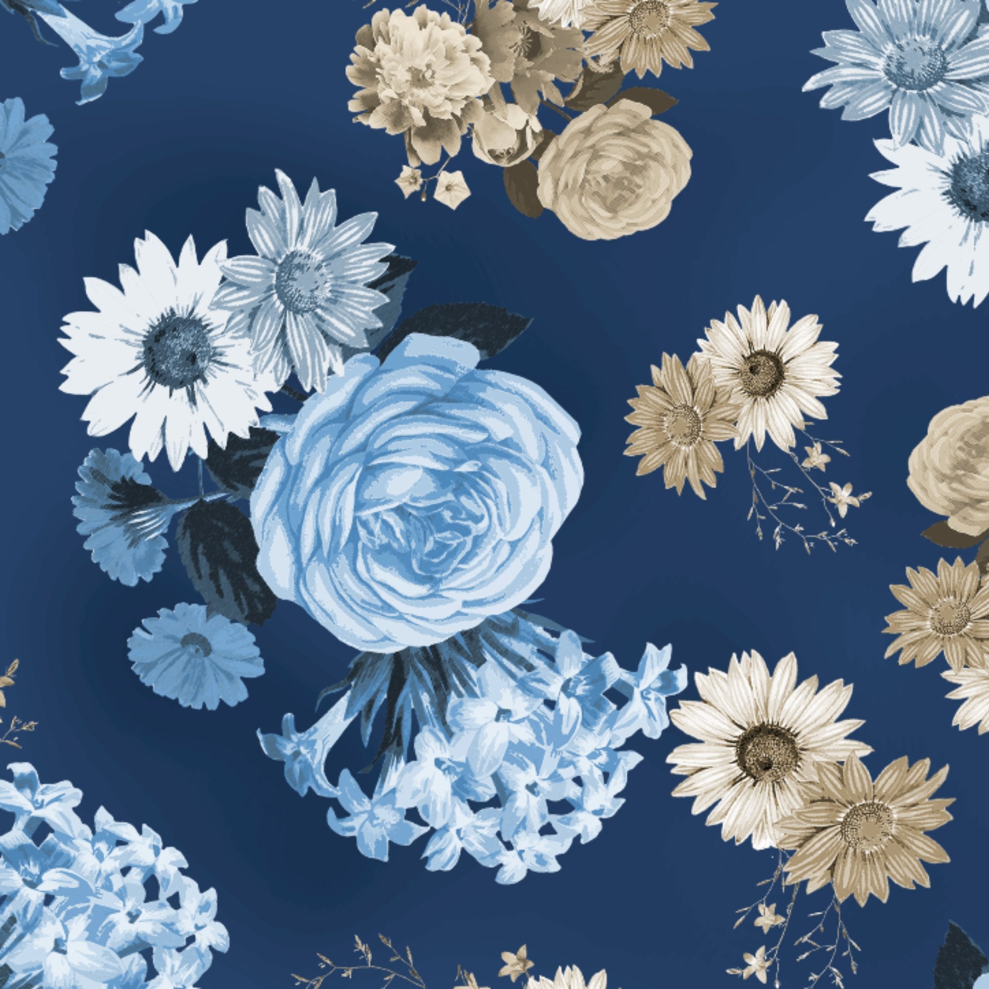 True Fabrics - Bellflower - Fabric by the yard