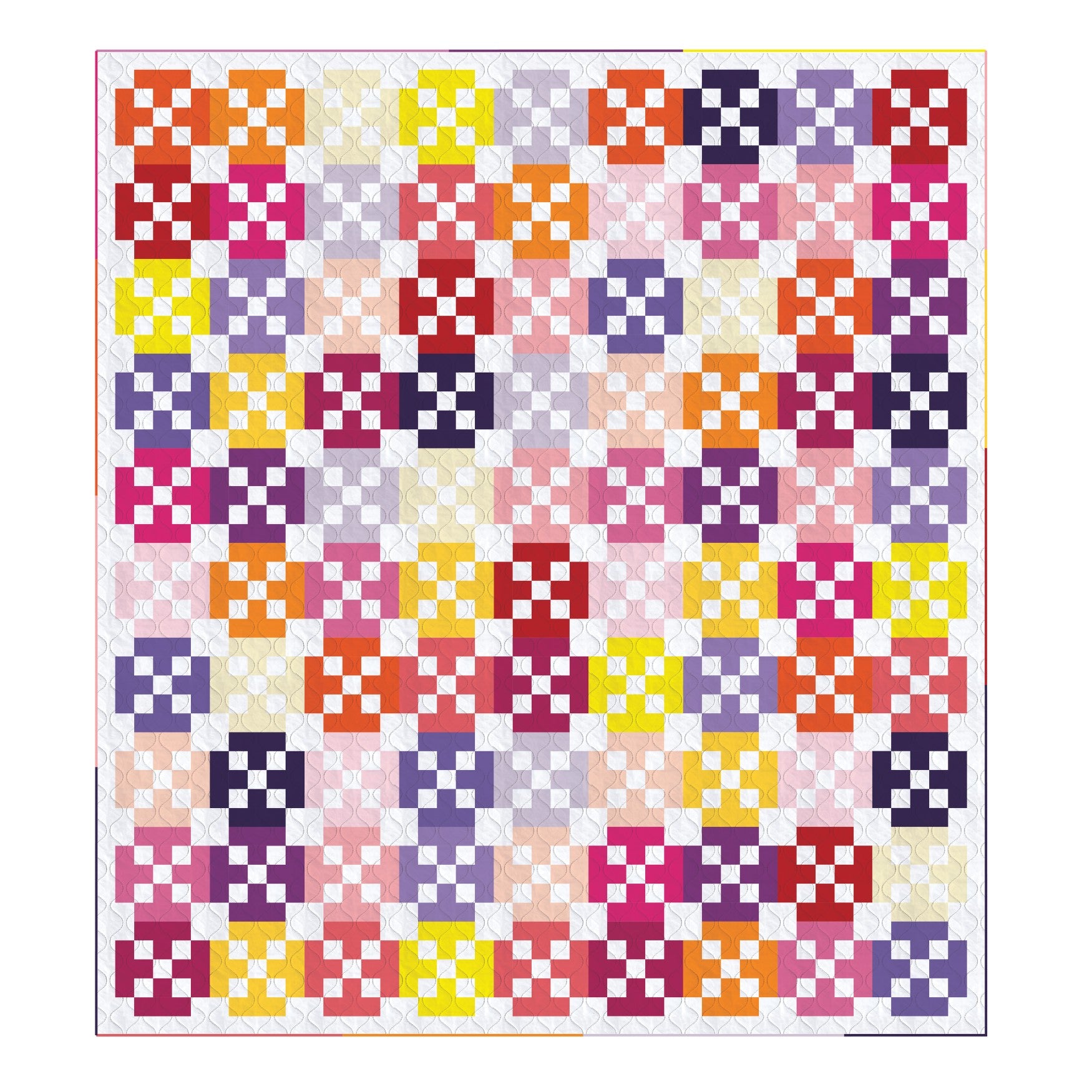 True Fabrics - Vintage Lane - Quilt Kit - Daybreak 90" x 100"