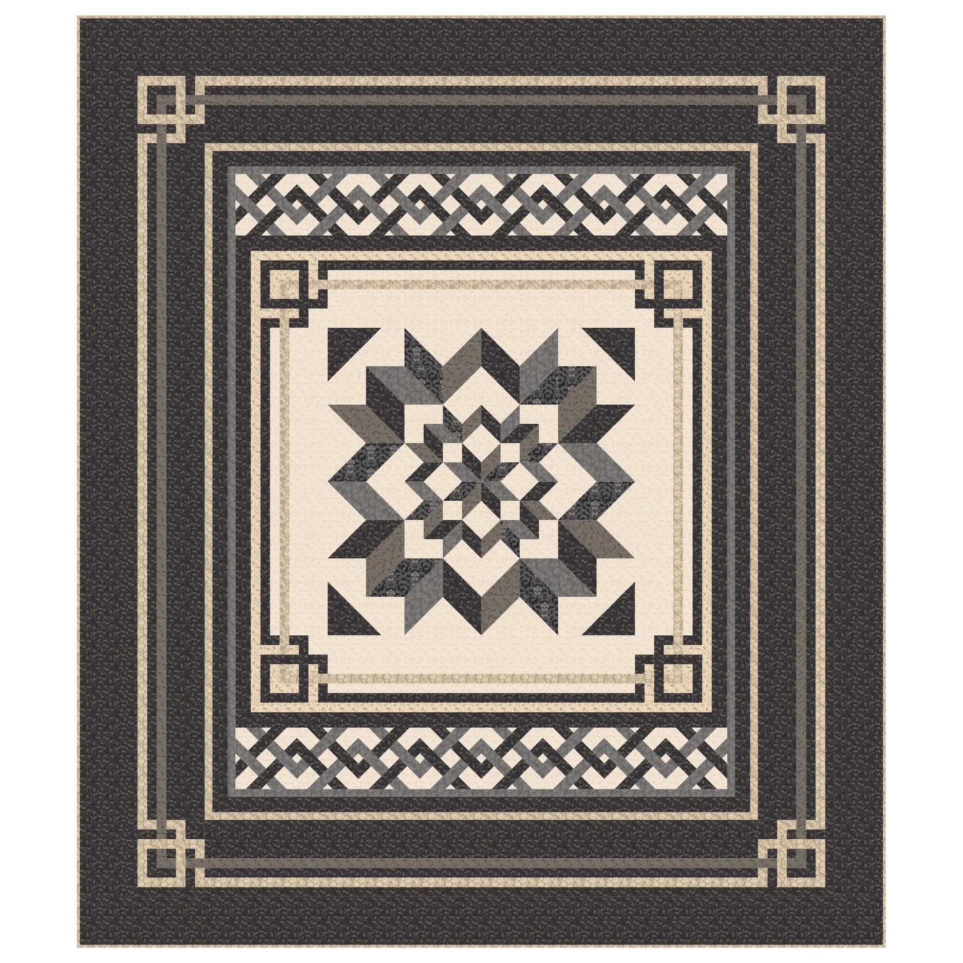 King Size Carpenters Apprentice - Quilt Kit - Cotillion (105" x 121")