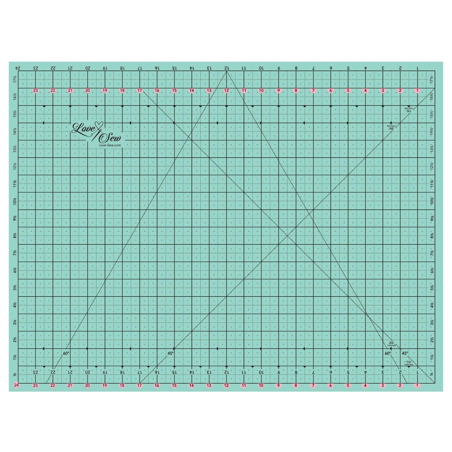 Love Sew Cutting Mat - 24" x 18"