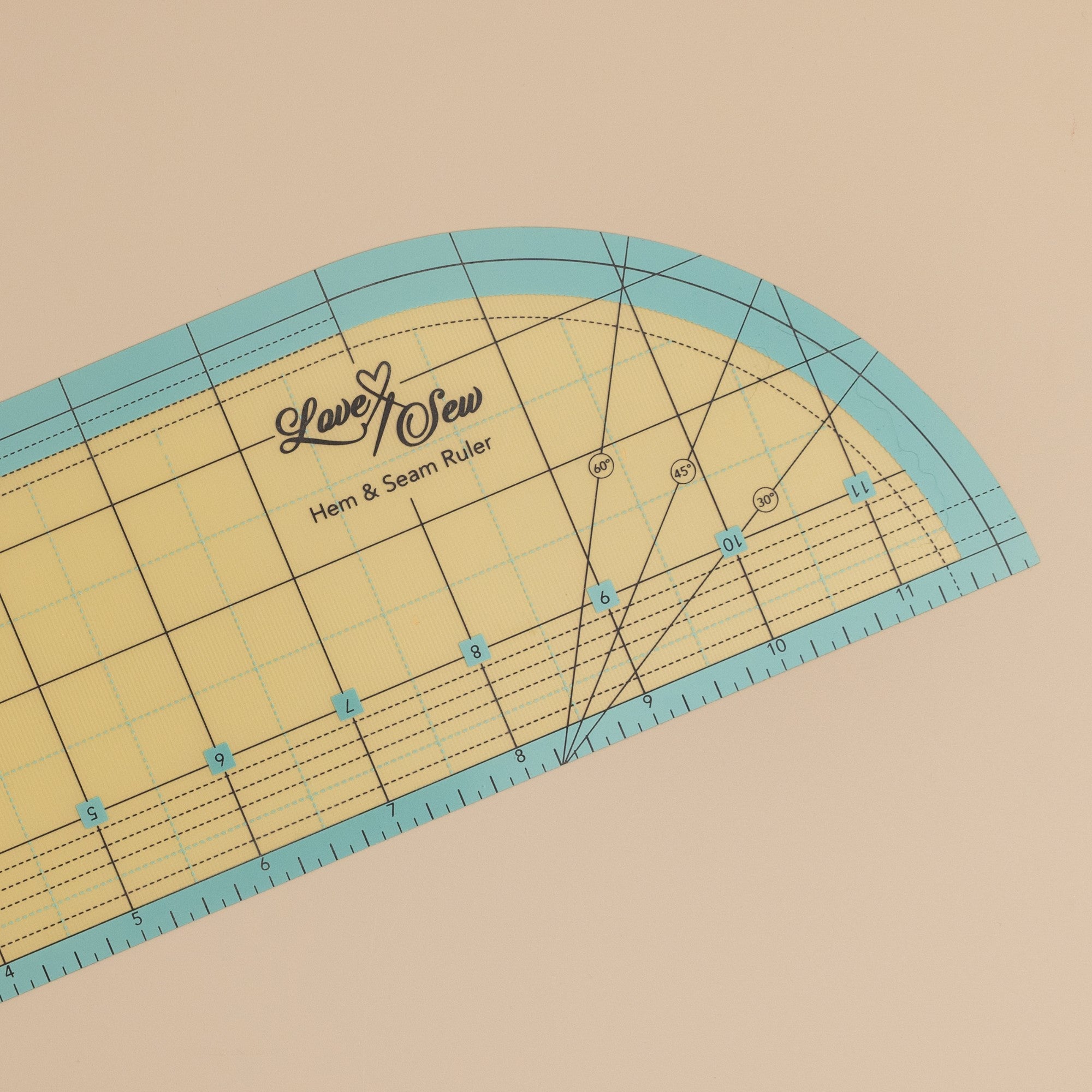 Heat Resistant Seam and Hem Ruler