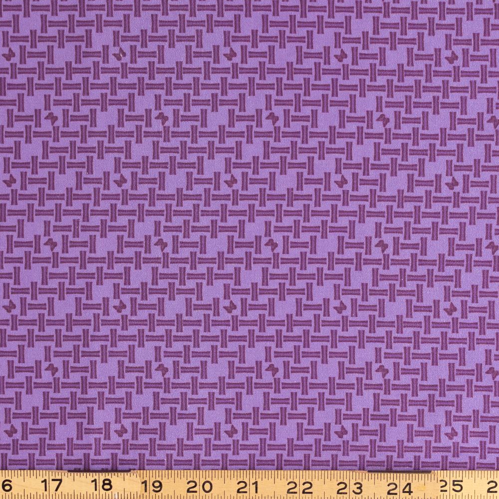 Wildflowers - Basket Weave Violet