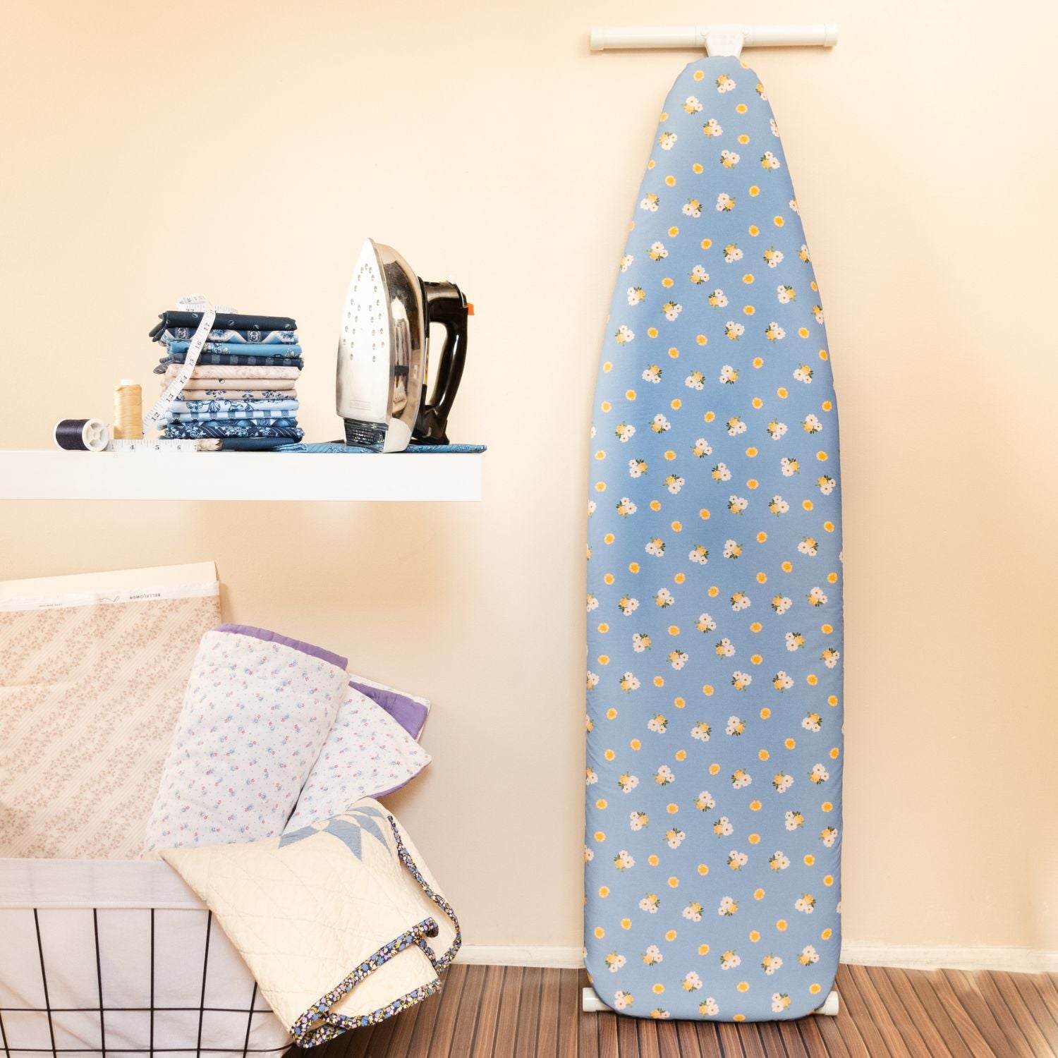 Reversible Fitted Ironing Board Cover Sunshine Blooms