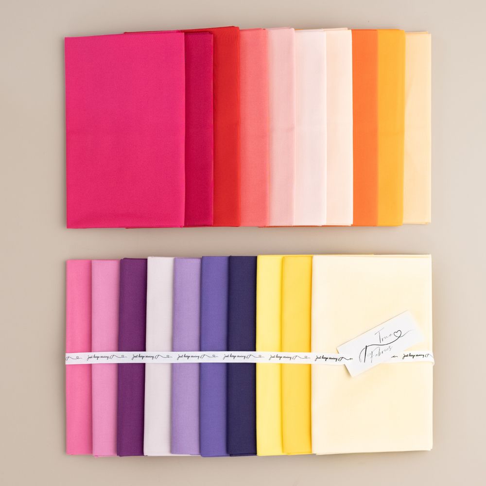 Sophisticated Solids Daybreak - Half Yard Bundle - 20 pcs