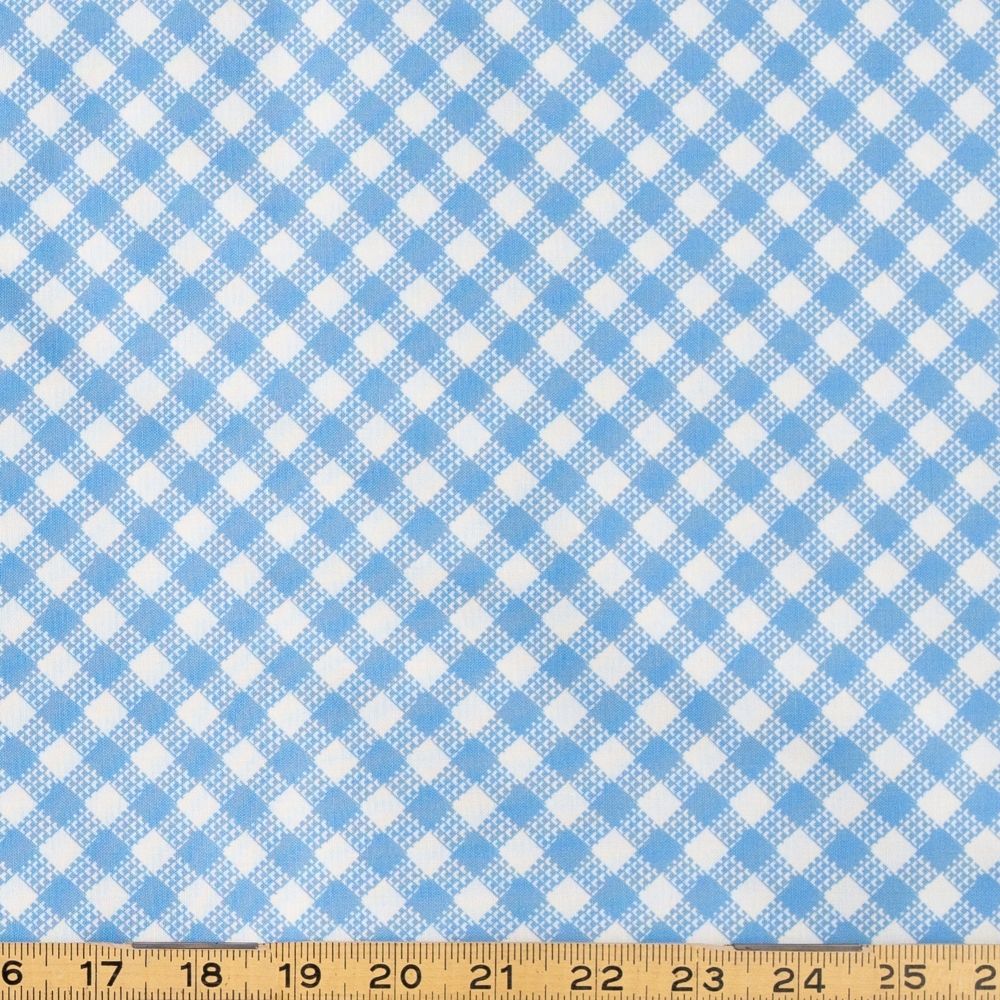 1930s Honey Bunch - Checkers Blue