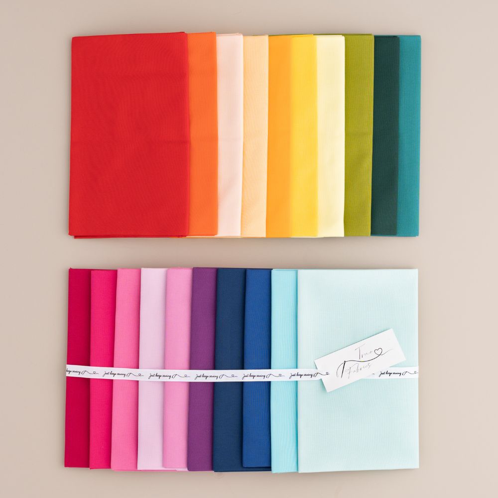 Sophisticated Solids Wavelength - Half Yard Bundle - 20 pcs