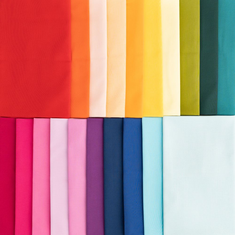 Sophisticated Solids Wavelength - Half Yard Bundle - 20 pcs