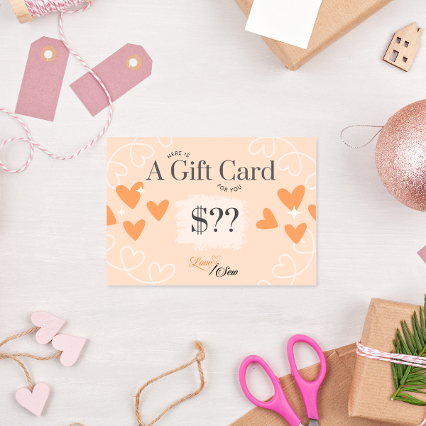 Love Sew Gift Cards