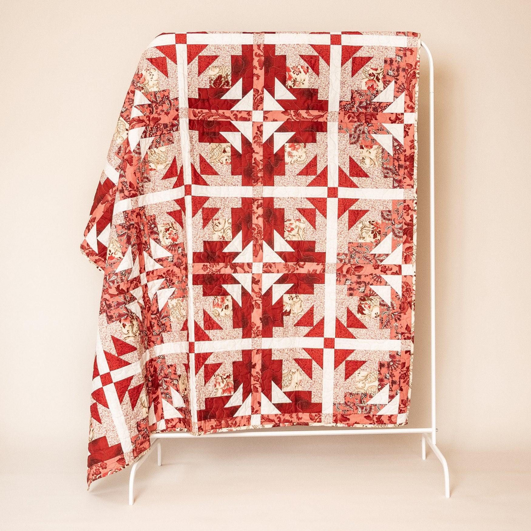 Sedona Throw - Quilt Kit - En Rouge (65" x 75")