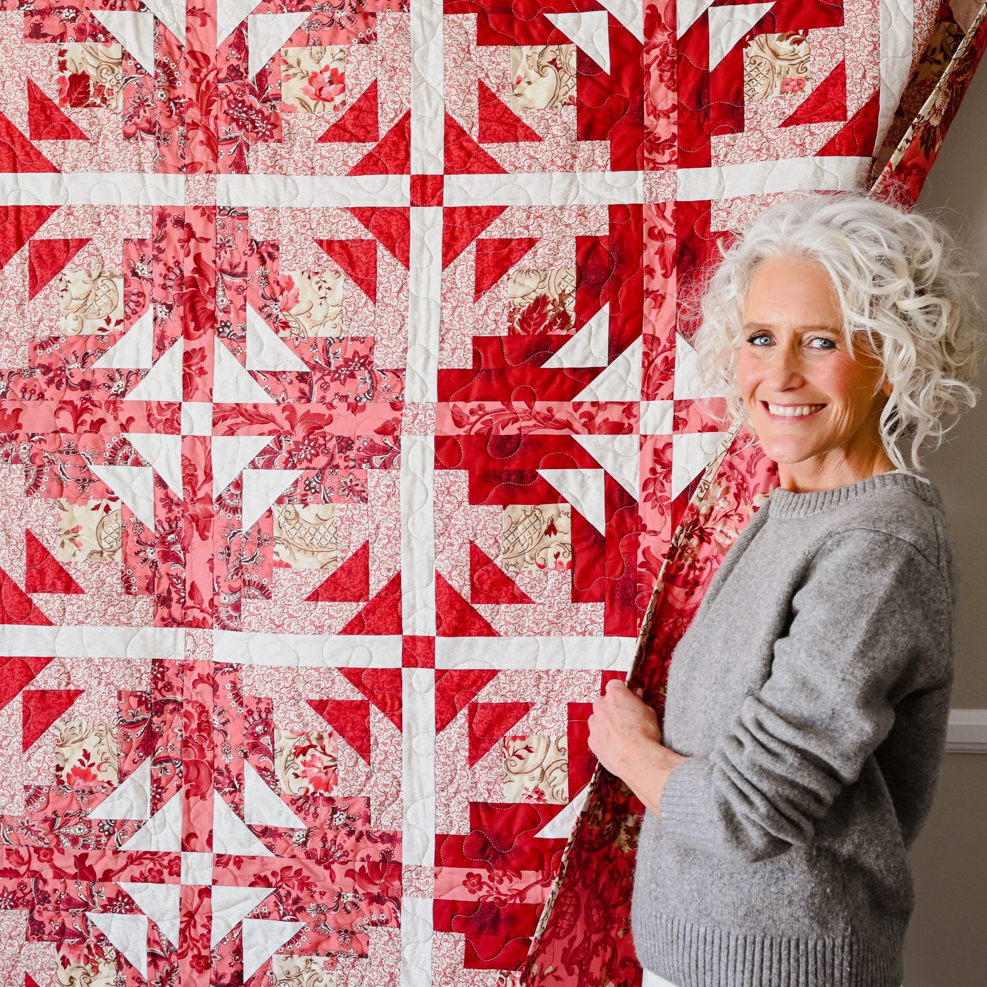 Sedona Full - Quilt Kit - En Rouge (80" x 90")