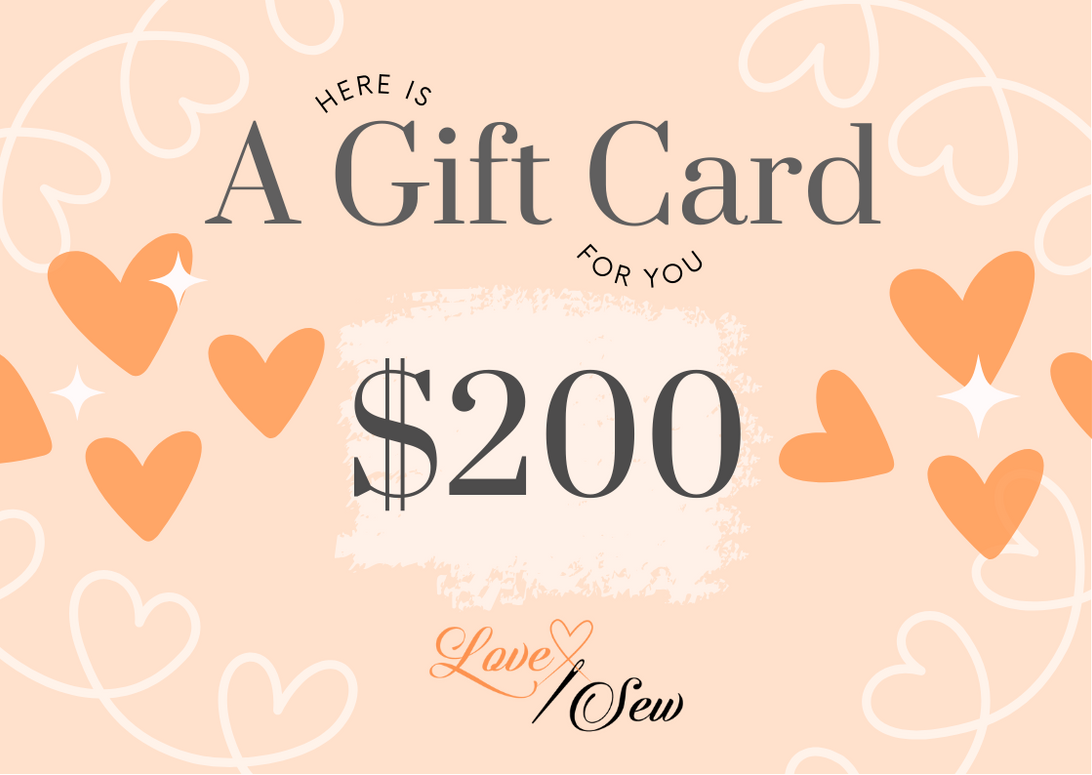 Love Sew Gift Cards