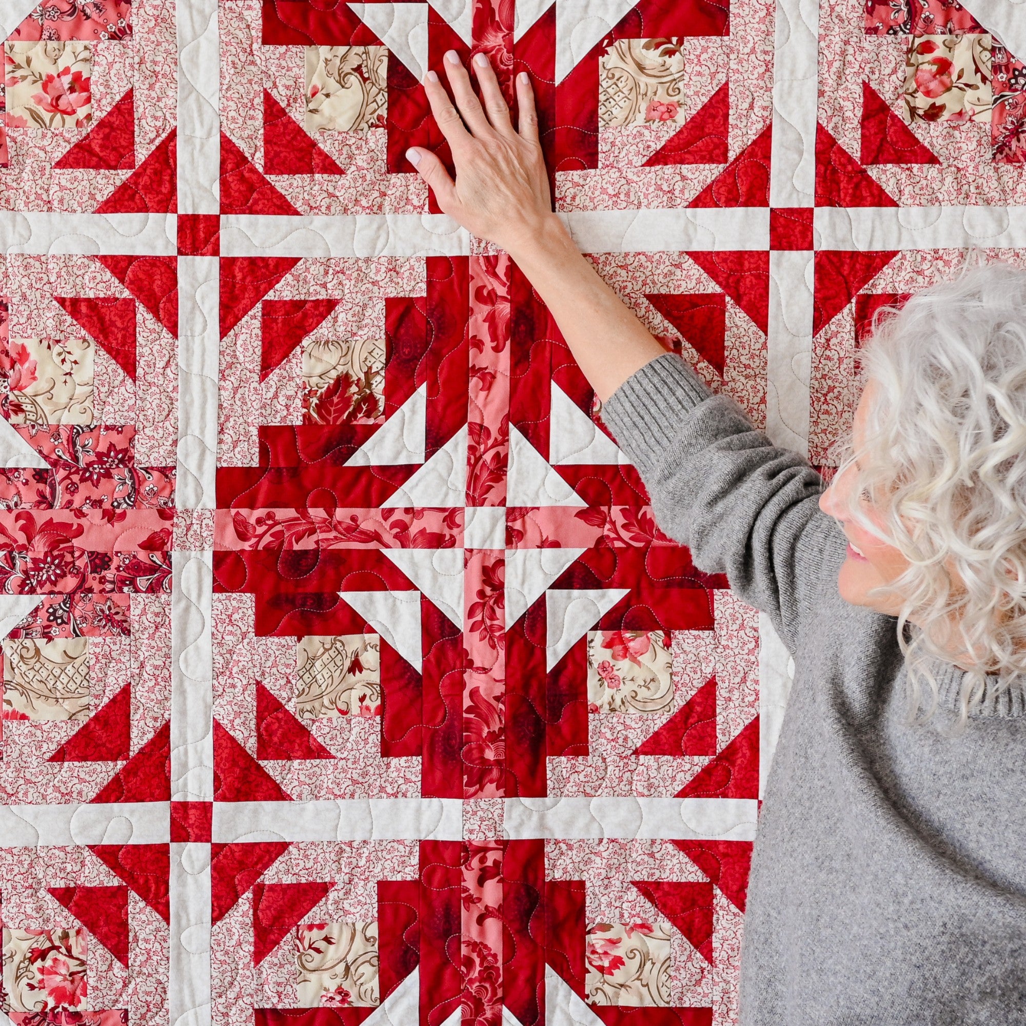 Sedona Full - Quilt Kit - En Rouge (80" x 90")