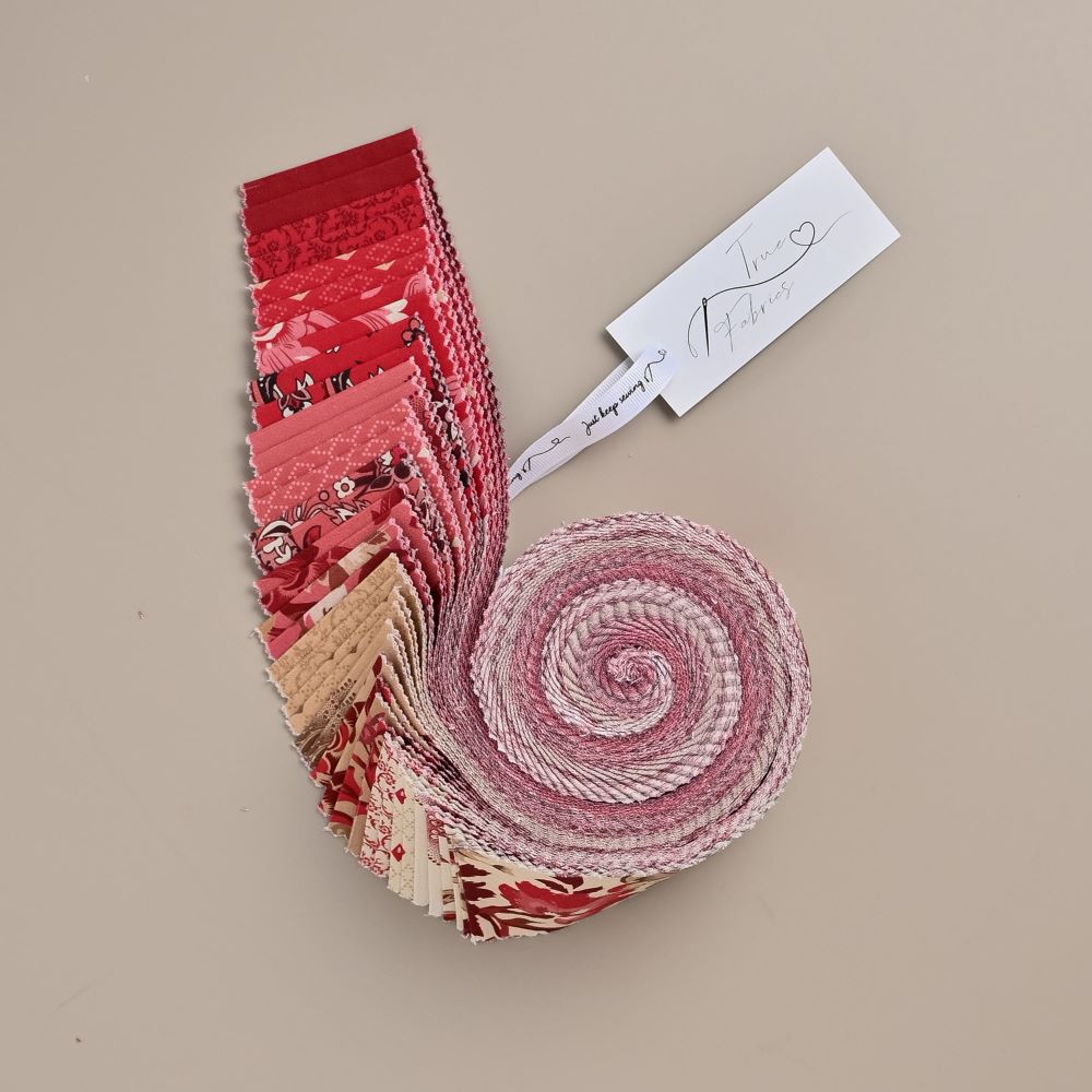 En Rouge - 2.5" Strips - 40 pcs