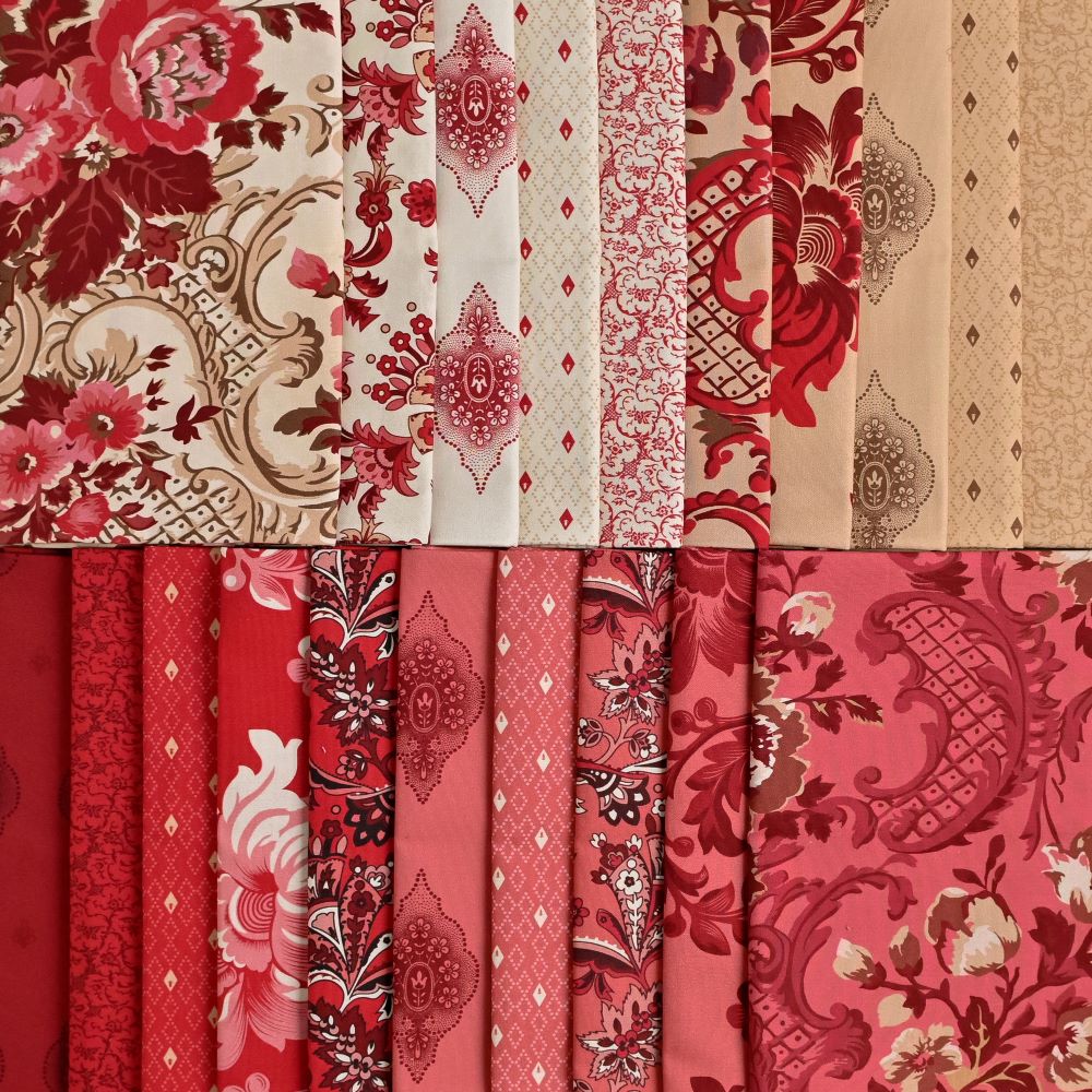 Crimson Crown - Quilt Kit - En Rouge (92" x 92")