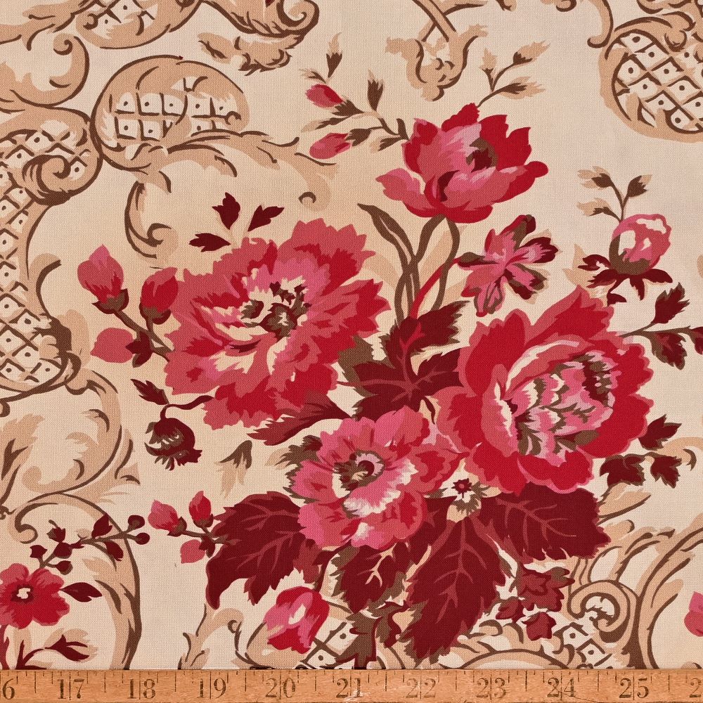 En Rouge - Main Floral Cream