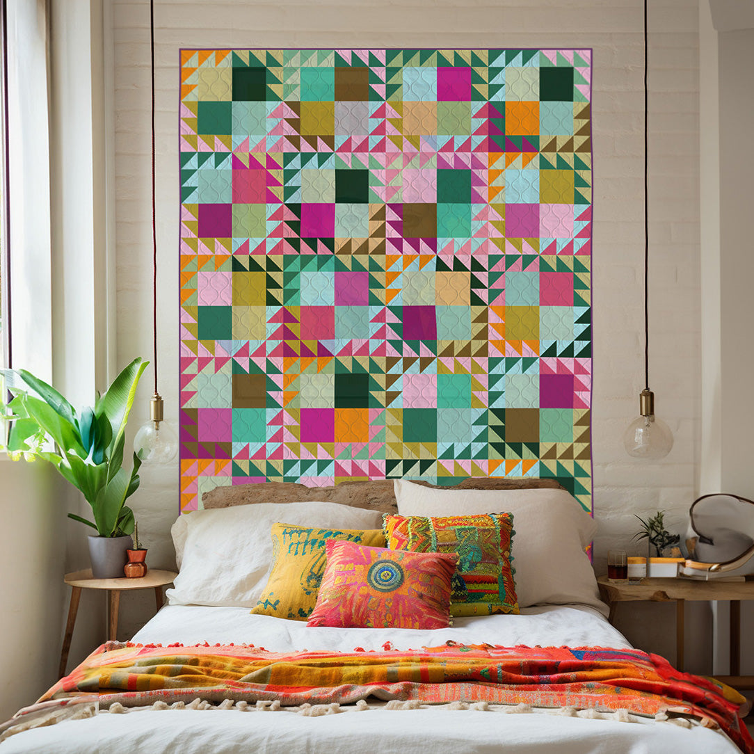 Spring Fling - Quilt Kit - Radiance Colors (56" X 70")