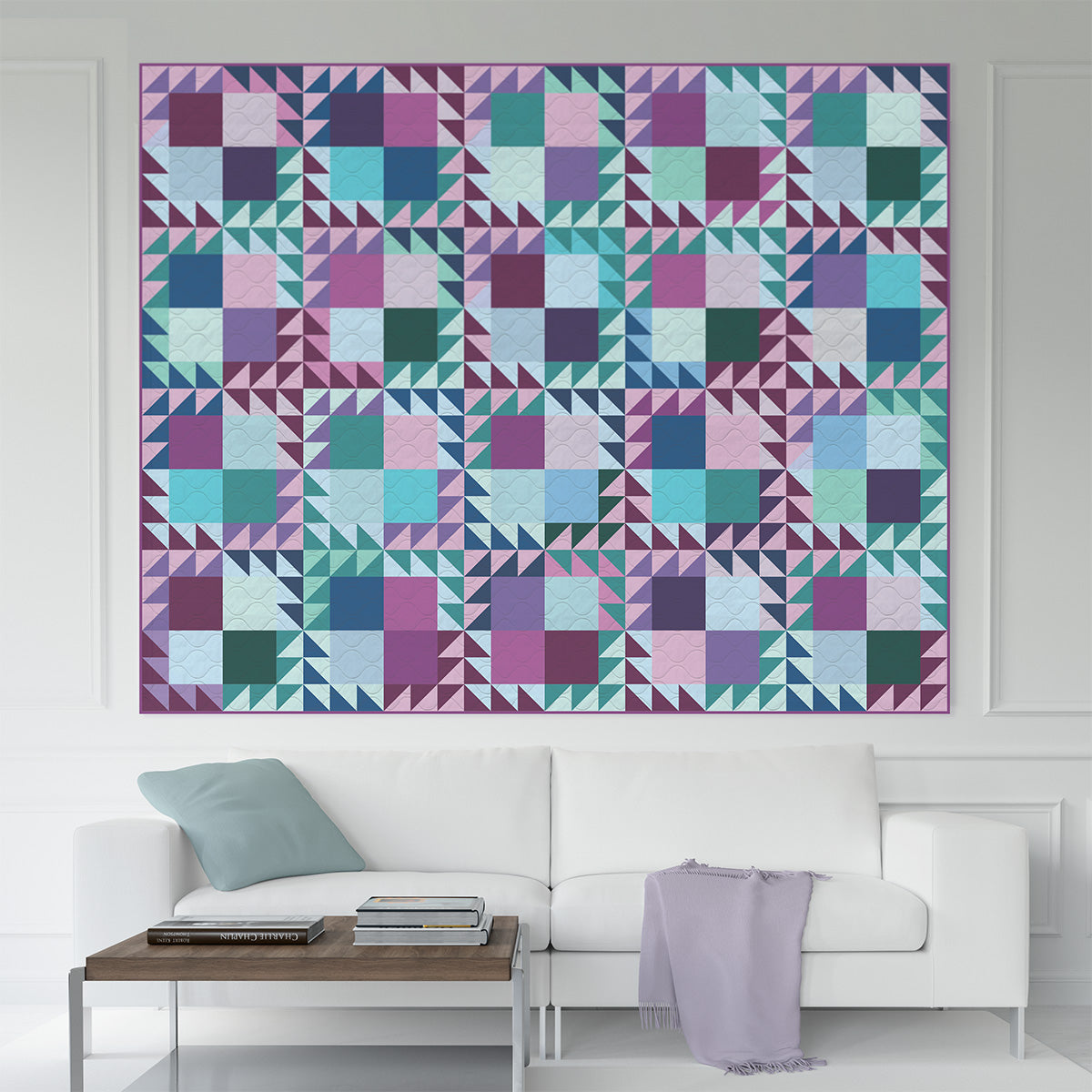 Spring Fling - Quilt Kit - Gemstones Colors (56" X 70")