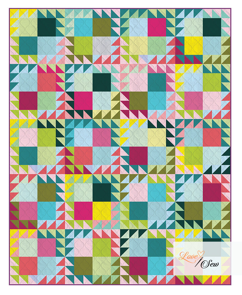 Spring Fling - Quilt Kit - Radiance Colors (56" X 70")