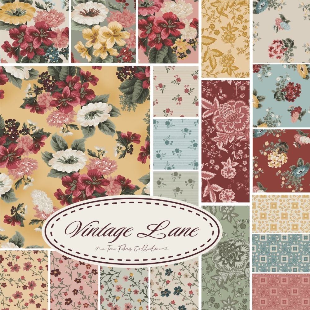 True Fabrics - Vintage Lane - Fabric by the yard