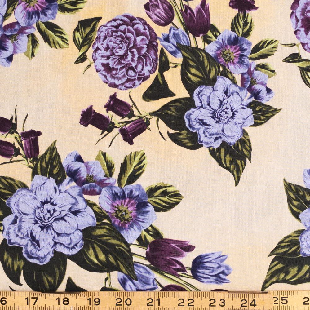 True Fabrics - Wildflowers - Fabric by the yard