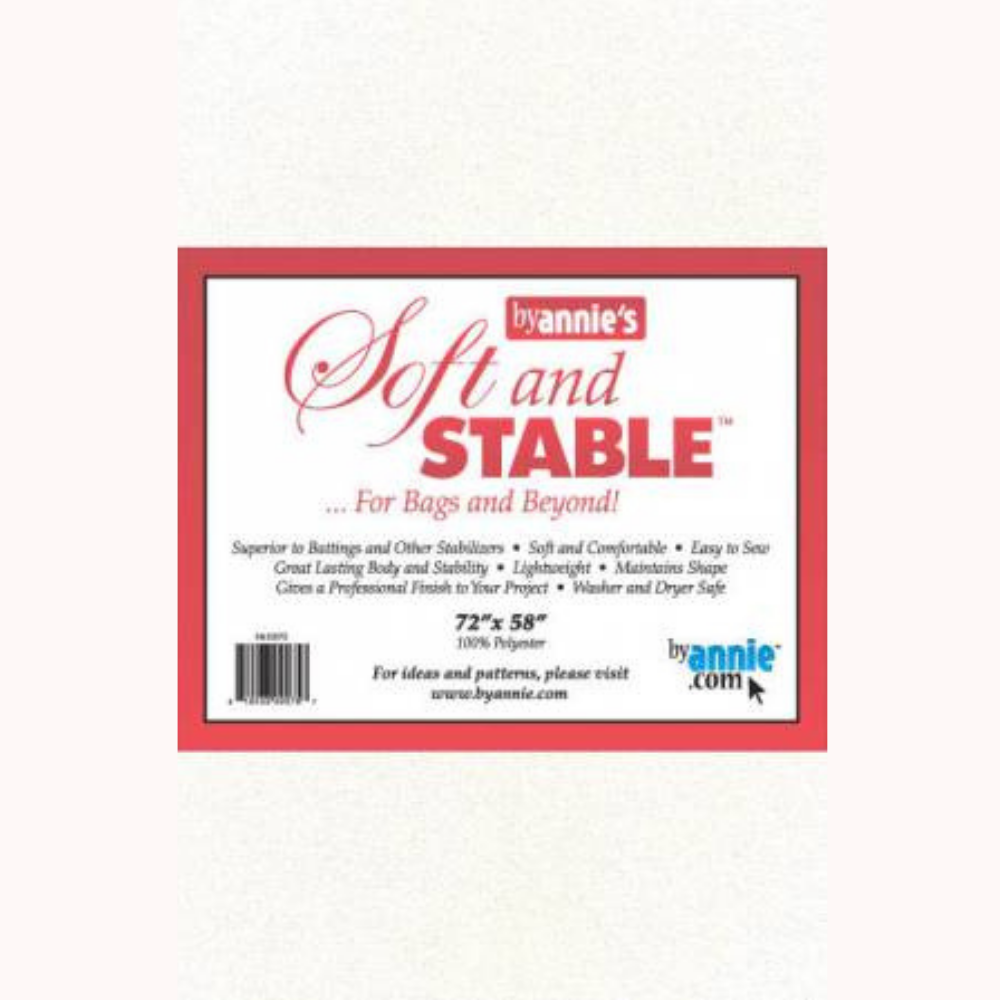 By Annie's Soft and Stable White 100% Polyester Stabilizer