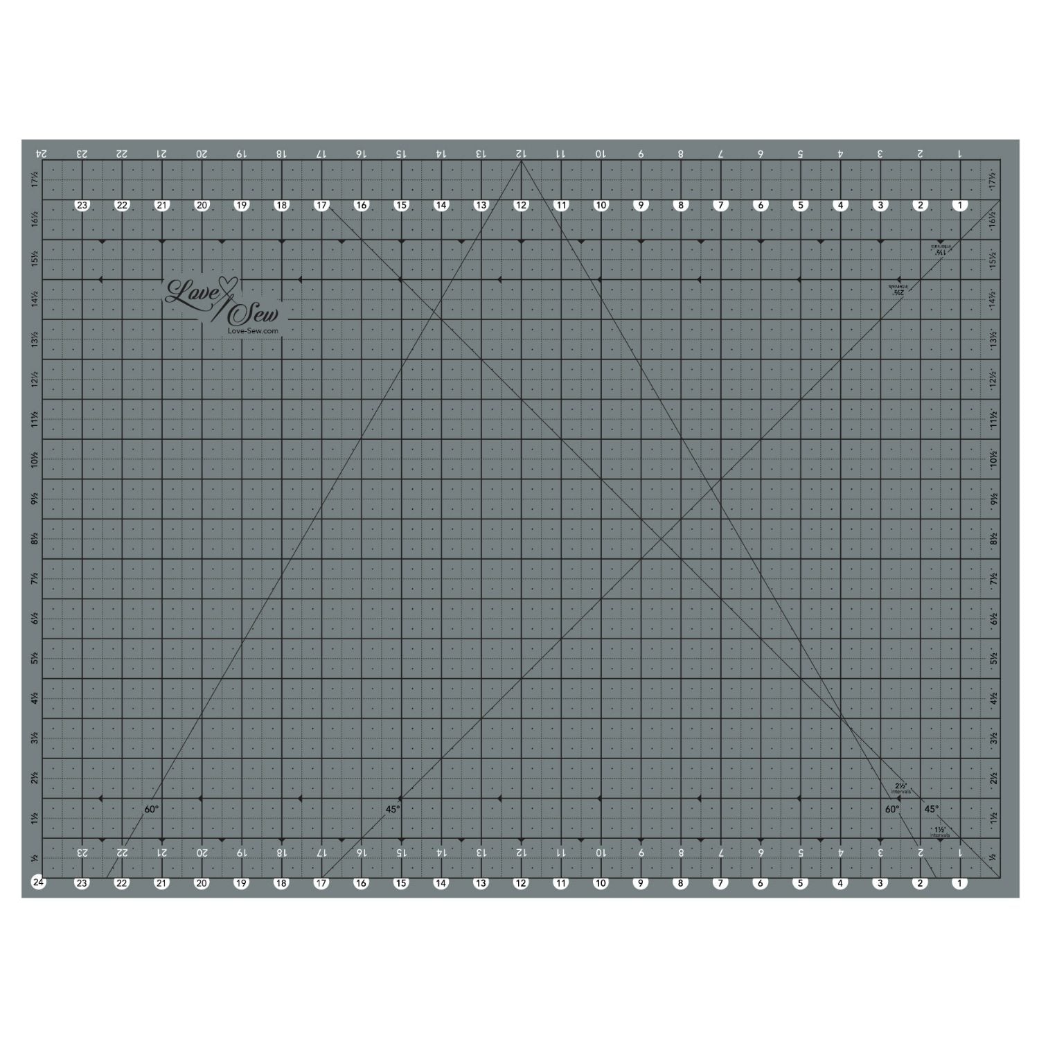 Love Sew Cutting Mat - 24" x 18"