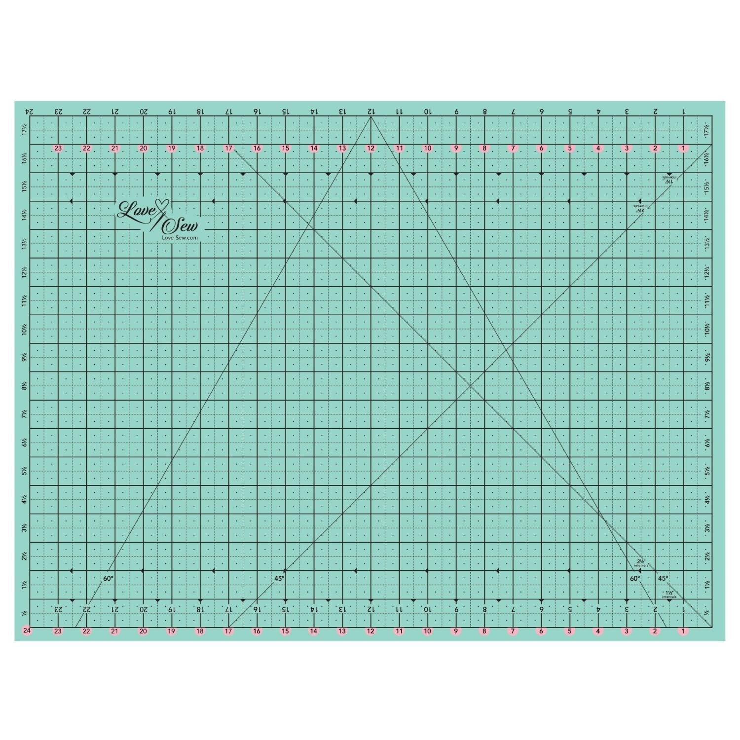 Love Sew Cutting Mat - 24" x 18"