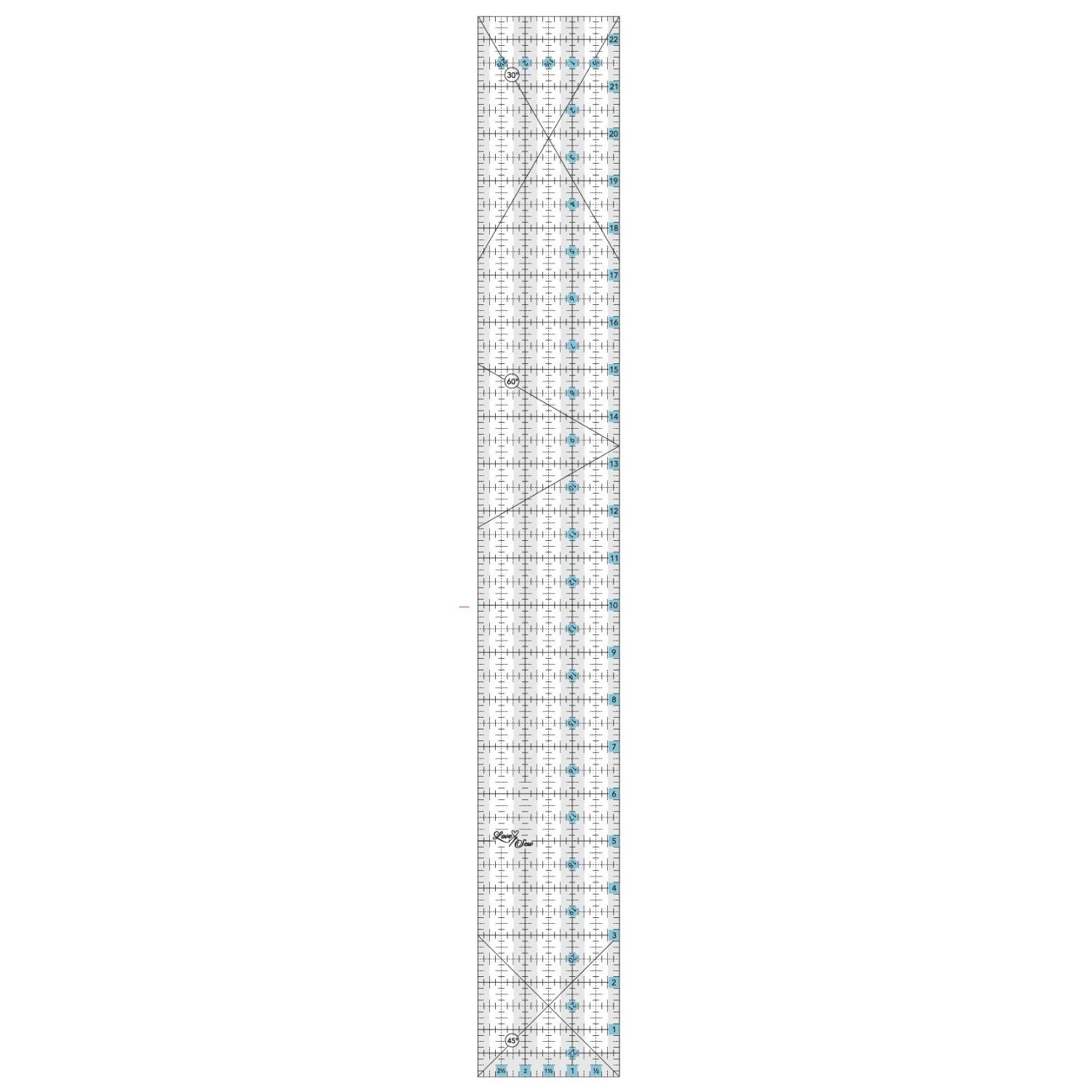 Love Sew Quilter's Ruler - 3" x 22.5"