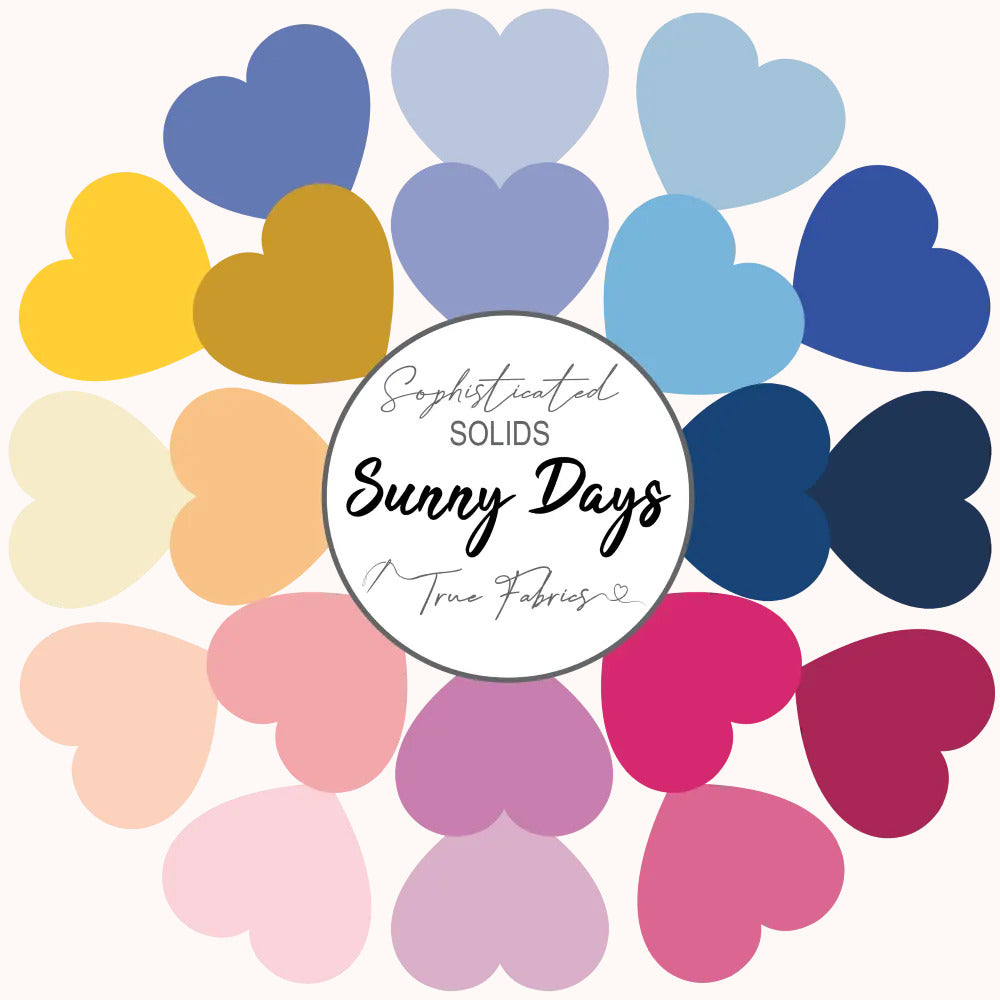 True Fabrics - Solids - Sunny Days - Precut Fabric