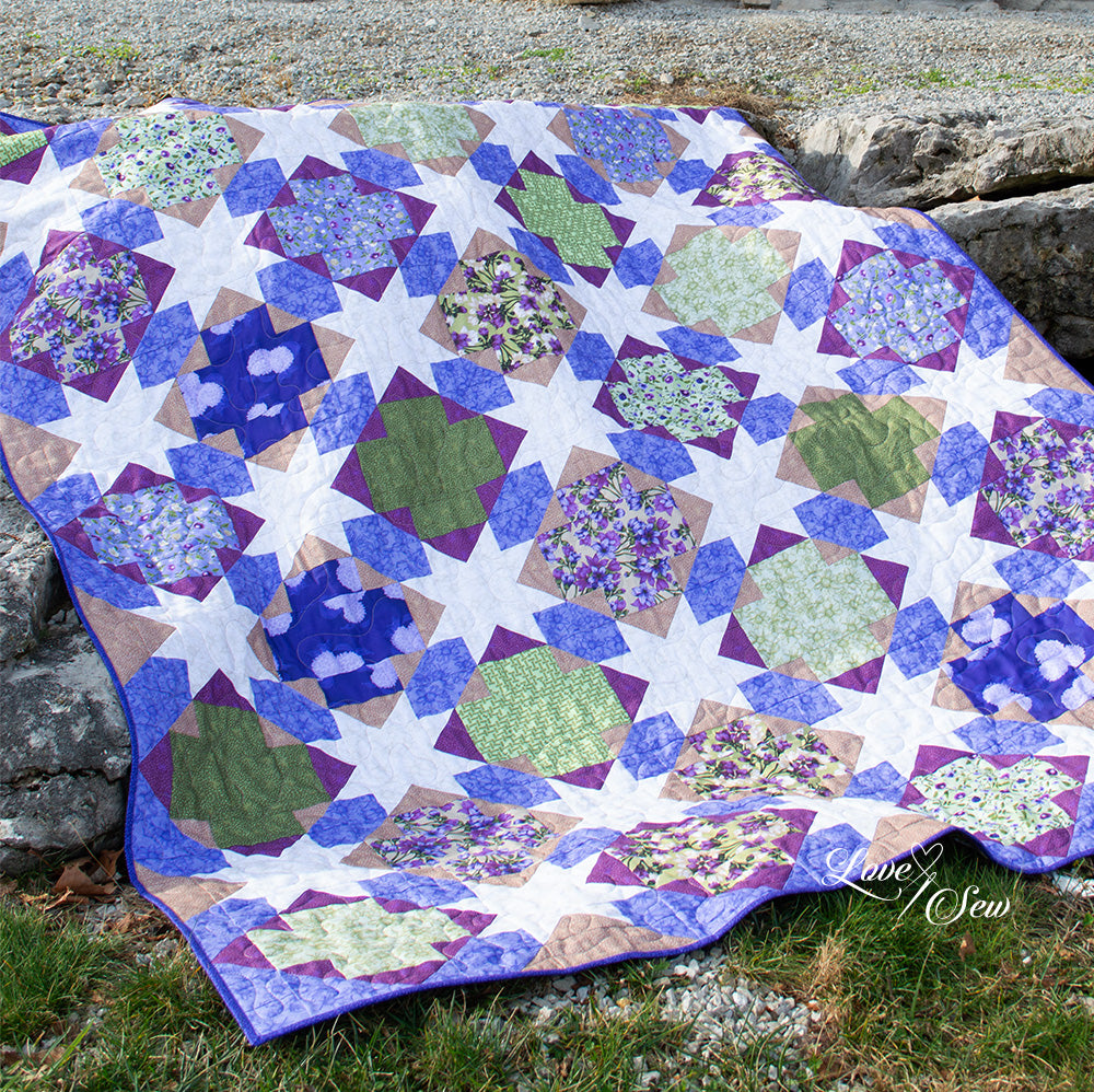 Star Crossed - Quilt Kit - Wildflowers (57" x 74")