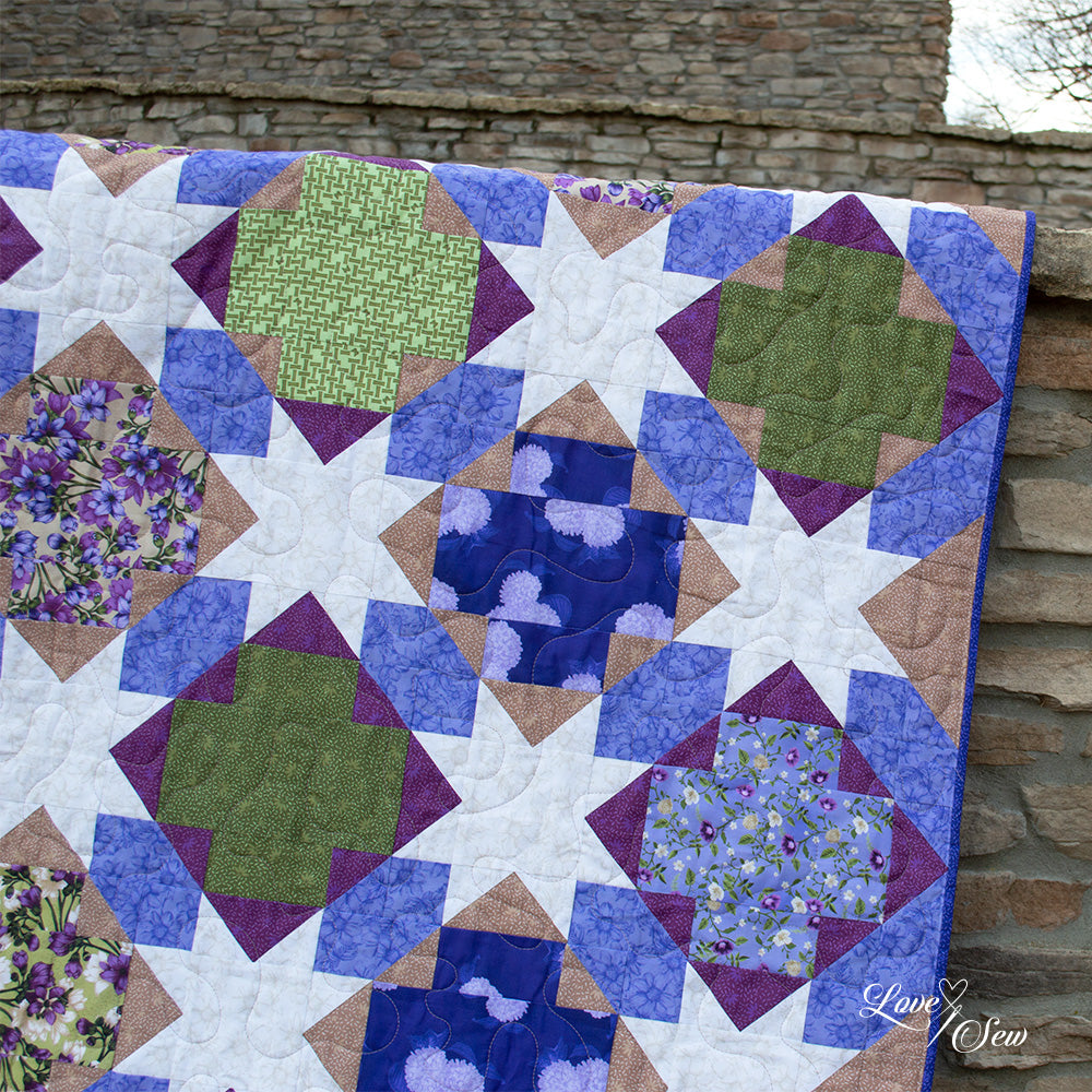 Star Crossed - Quilt Kit - Wildflowers (57" x 74")