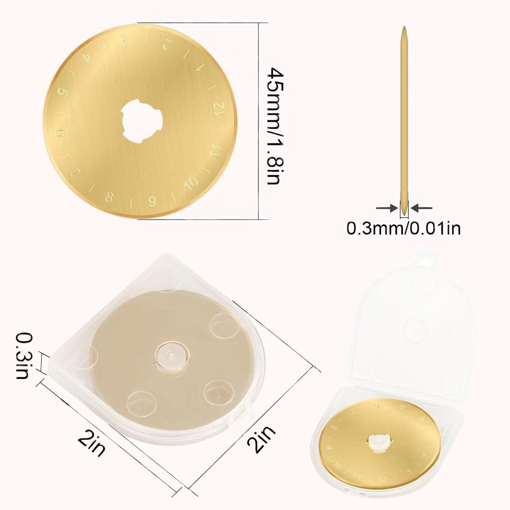 Titanium Coated Rotary Cutter Blades